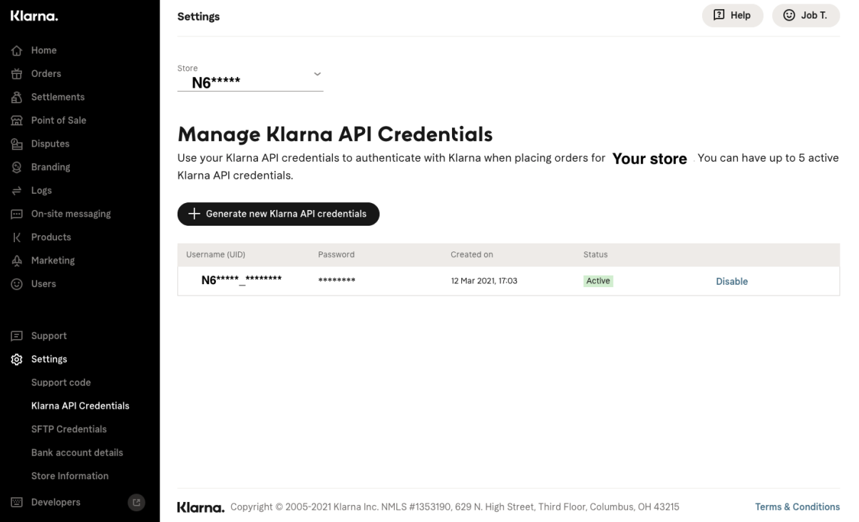 Klarna-Credentials-Settings-Page.png