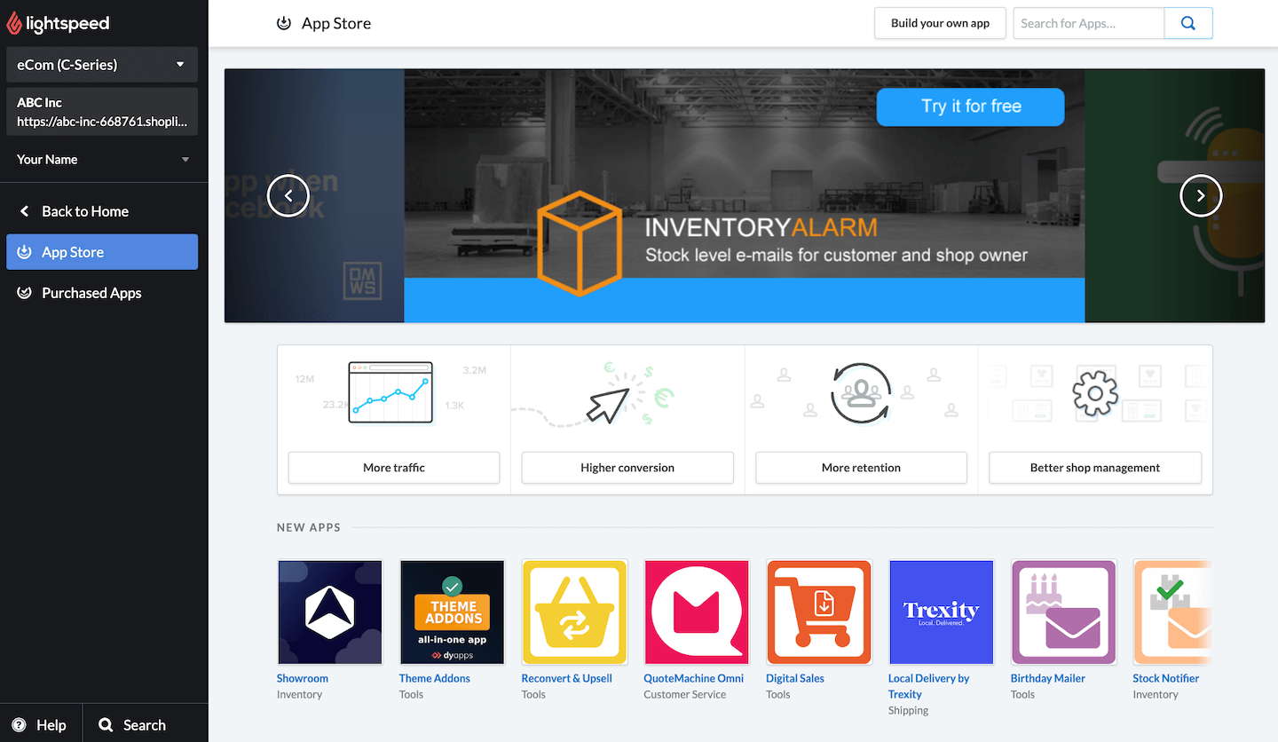 Pagina App Store